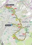 Stage map | Tour de France | Stage 2 (TTT)  | Bruxelles Palais Royal-Brussel Atomium (27.6 km)