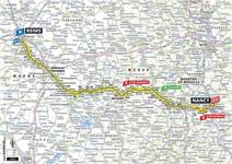 Stage map | Tour de France | Stage 4 | Reims-Nancy (213.5 km)