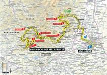 Stage map | Tour de France | Stage 6 | Mulhouse-La Planche des Belles Filles (160.5 km)