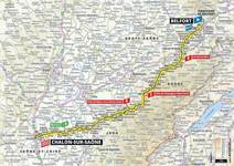 Stage map | Tour de France | Stage 7 | Belfort-Chalon-sur-Saône (230 km)