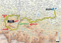 Stage map | Tour de France | Stage 15 | Limoux-Foix Prat d'Albis (185 km)