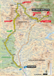 Stage map | Tour de France | Stage 4 | Sisteron-Orcières-Merlette (160.5 km)