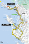 Stage map | Tour de France | Stage 10 | île d'Oléron (Le Château-d'Oléron)-Île de Ré (Saint-Martin-de-Ré) (168.5 km)