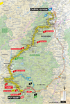 Stage map | Tour de France | Stage 13 | Châtel-Guyon-Pas de Peyrol (Le Puy Mary) (191.5 km)