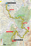 Stage map | Tour de France | Stage 16 | La Tour-du-Pin-Villard-de-Lans (164 km)