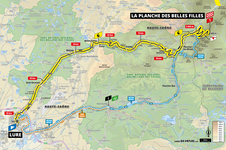 Stage map | Tour de France | Stage 20 (ITT)  | Lure-La Planche des Belles Filles (36.2 km)