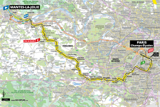 Stage map | Tour de France | Stage 21 | Mantes-la-Jolie-Paris (122 km)